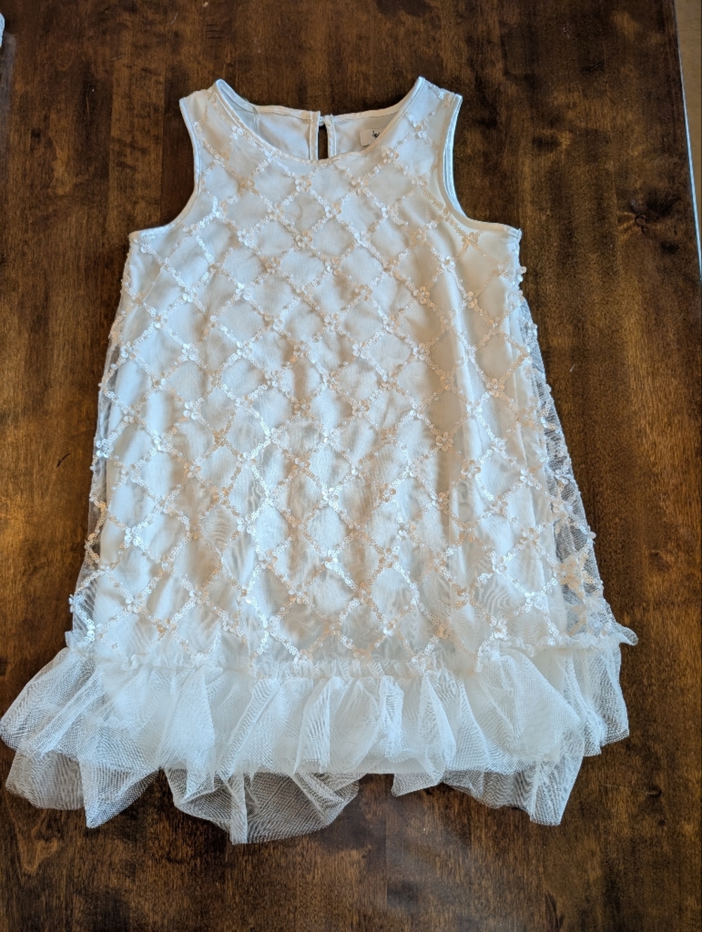 Girls Sequin  & Tulle Girls' Party Dress/ Girl Size 7